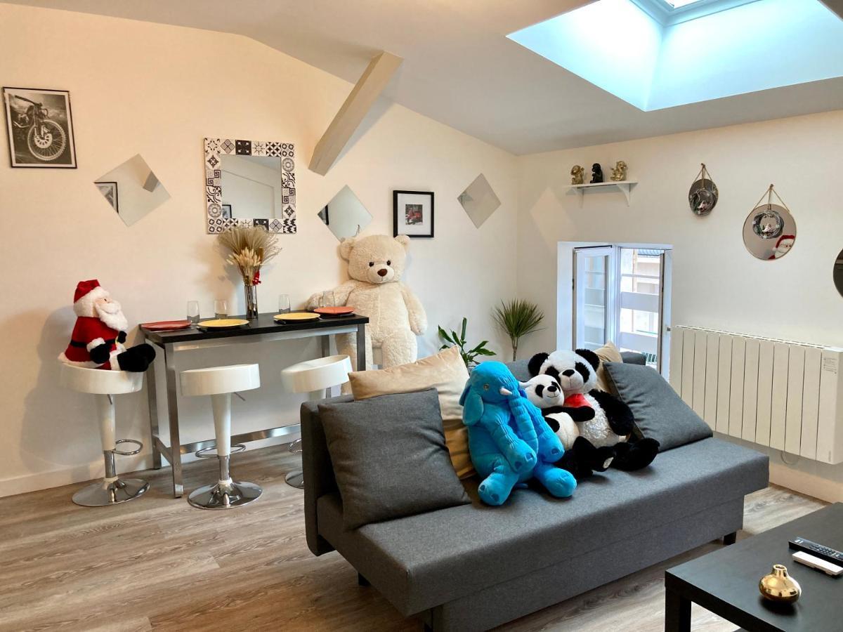 Le Jack' N Klo, Acces Terrasse De L'Etablissement Apartment Rives  Luaran gambar
