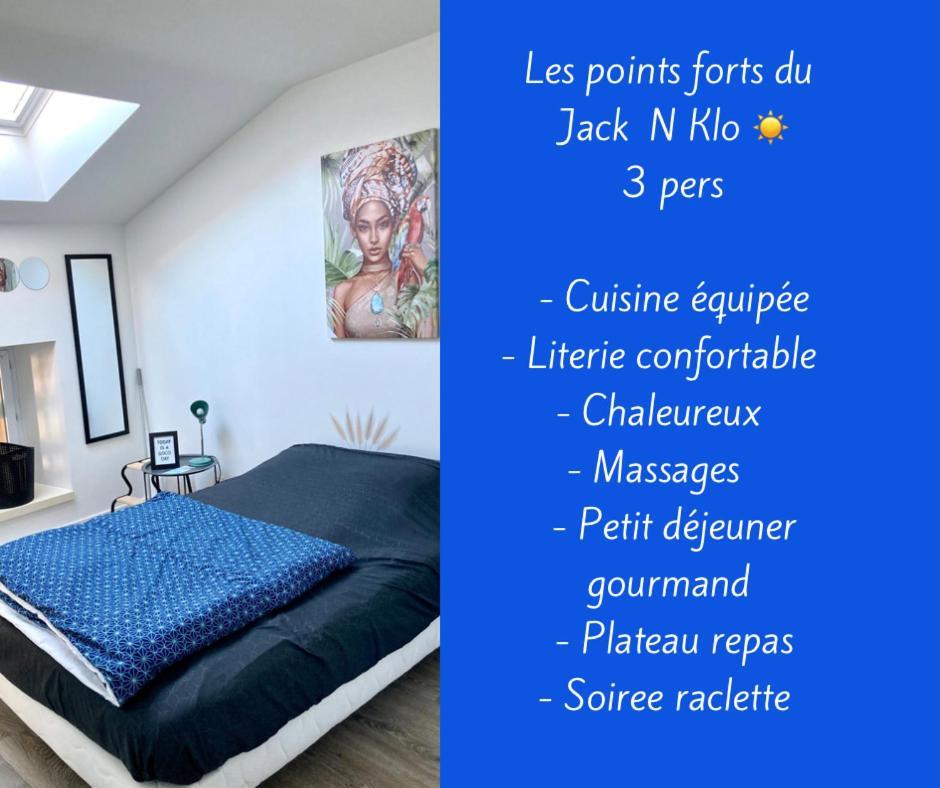 Le Jack' N Klo, Acces Terrasse De L'Etablissement Apartment Rives  Luaran gambar