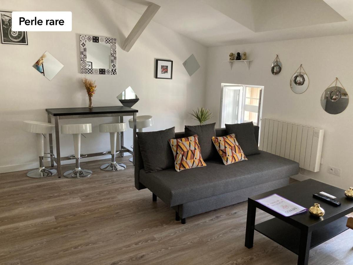 Le Jack' N Klo, Acces Terrasse De L'Etablissement Apartment Rives  Luaran gambar