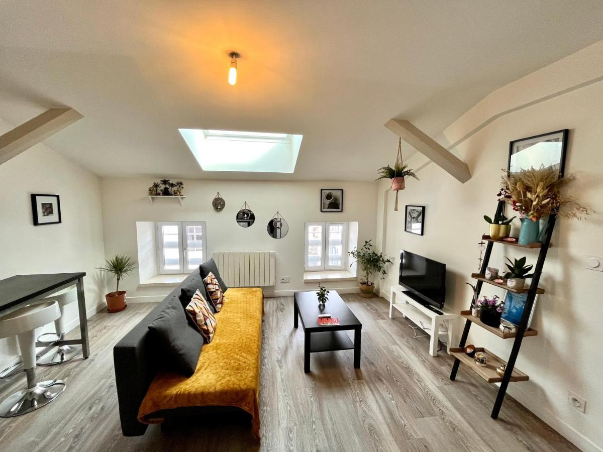Le Jack' N Klo, Acces Terrasse De L'Etablissement Apartment Rives  Luaran gambar